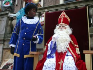 Sinterklaas en zwarte Piet